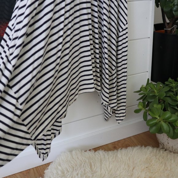 Maurices Size Small Navy and White Stripe Dress - Picture 5 of 6